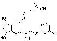 (+)-氯前列烯醇分子式结构图