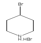 4-溴哌啶氢溴酸盐分子式结构图