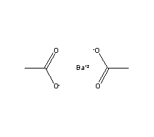 醋酸钡分子式结构图