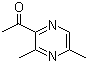 2-乙酰基-3,5-二甲基吡嗪分子式结构图