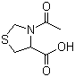 N-乙酰-L-硫代脯氨酸分子式结构图