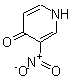 4-羟基-3-硝基吡啶分子式结构图