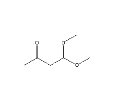 4,4-二甲氧基-2-丁酮分子式结构图