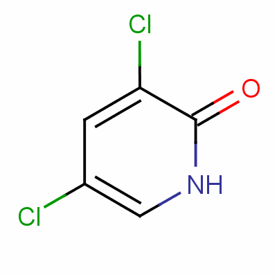 3,5-二氯-2-吡啶酮分子式结构图