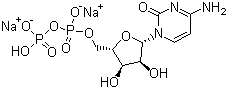 胞苷-5'-二磷酸二钠盐分子式结构图