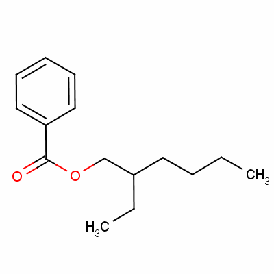 苯甲酸-2-乙基己酯分子式结构图