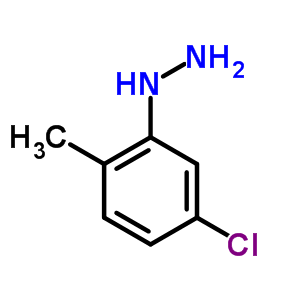 2-氯-5-甲基苯肼盐酸盐分子式结构图