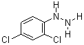 2,4-二氯苯肼盐酸盐分子式结构图