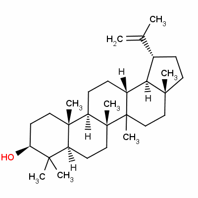 羽扇豆醇分子式结构图