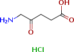 5-氨基乙酰丙酸盐酸盐分子式结构图