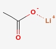 醋酸锂分子式结构图