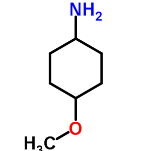 4-甲氧基环己胺分子式结构图