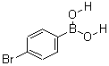 4-溴苯硼酸分子式结构图