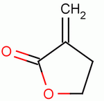 2-甲烯基丁内酯分子式结构图