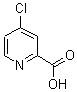 4-氯-2-吡啶甲酸分子式结构图