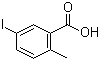 5-碘-2-甲基苯甲酸分子式结构图