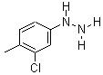 3-氯-4-甲基苯肼盐酸盐分子式结构图