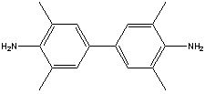 3,3',5,5'-四甲基联苯胺分子式结构图