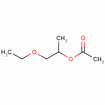 1-乙氧基-2-乙酸丙酯分子式结构图