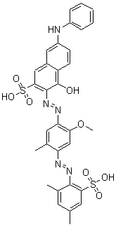 直接紫51分子式结构图