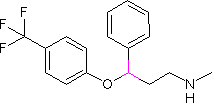 氟西汀分子式结构图