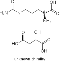 L-瓜氨酸-DL-苹果酸分子式结构图