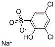 3,5-二氯-2-羟基苯磺酸钠盐分子式结构图