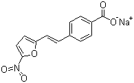 呋喃苯烯酸钠分子式结构图