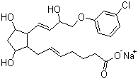 氯前列醇钠分子式结构图