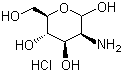 盐酸 D-甘露糖胺分子式结构图