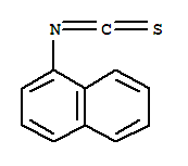 1-异硫氰酸萘酯分子式结构图