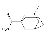 1-金刚烷基羰酰胺分子式结构图