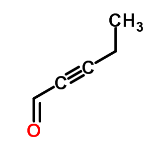 戊-2-炔醛分子式结构图