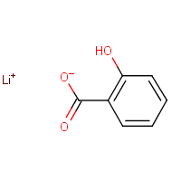 水杨酸锂分子式结构图