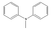 N-甲基二苯胺分子式结构图