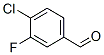 4-氯-3-氟苯甲醛分子式结构图