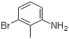 3-溴-2-甲基苯胺分子式结构图