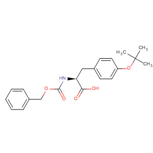 O-(叔丁基)-N-[(苯甲氧基)羰基]-L-酪氨酸分子式结构图