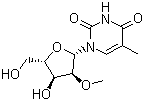 2'-O-甲基-5-甲基尿苷分子式结构图