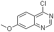 4-氯-7-甲氧基喹唑啉分子式结构图