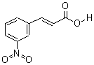 间硝基肉桂酸分子式结构图