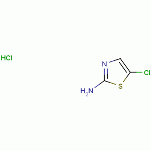 2-氨基-5-氯噻唑盐酸盐分子式结构图