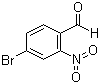 4-溴-2-硝基苯甲醛分子式结构图