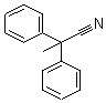 2,2-二苯基丙腈分子式结构图