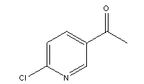 2-氯-5-乙酰基吡啶分子式结构图