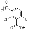 2,6-二氯-3-硝基苯甲酸分子式结构图