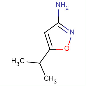 5-异丙基异恶唑-3-胺分子式结构图