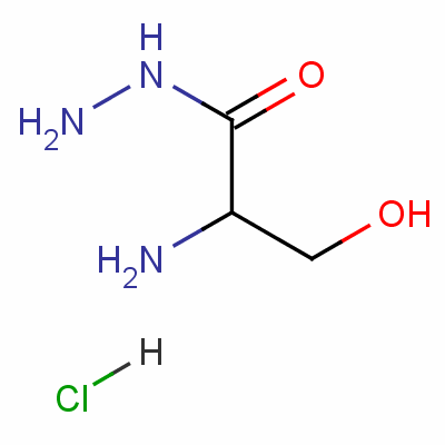 DL-丝氨酰肼盐酸盐分子式结构图