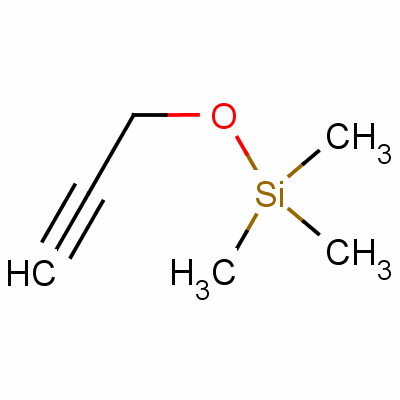 (丙炔氧基)三甲基硅烷分子式结构图