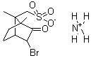 左旋-3-溴樟脑-8-磺酸铵盐分子式结构图